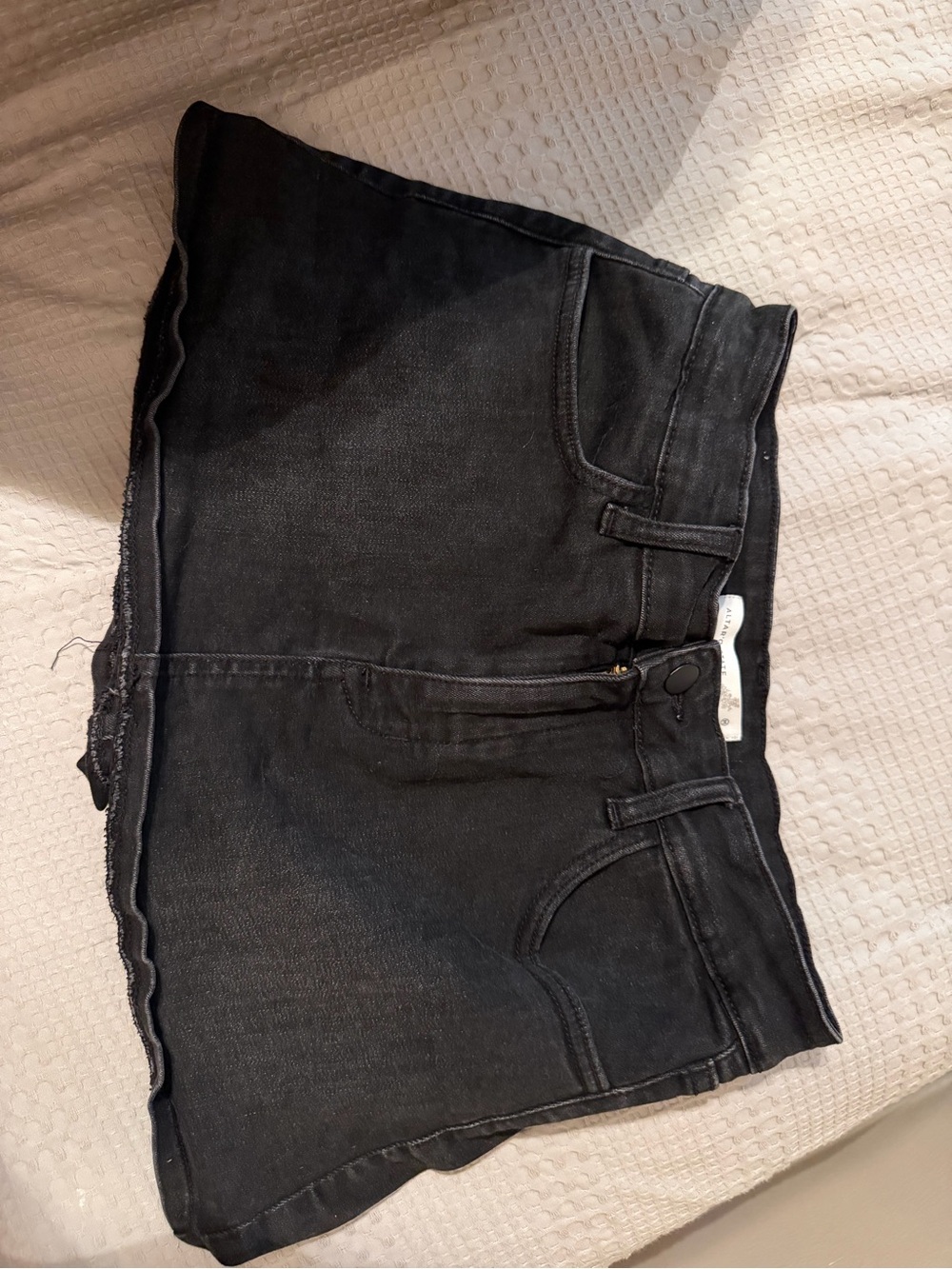 Altar'd State Black Denim skirt
